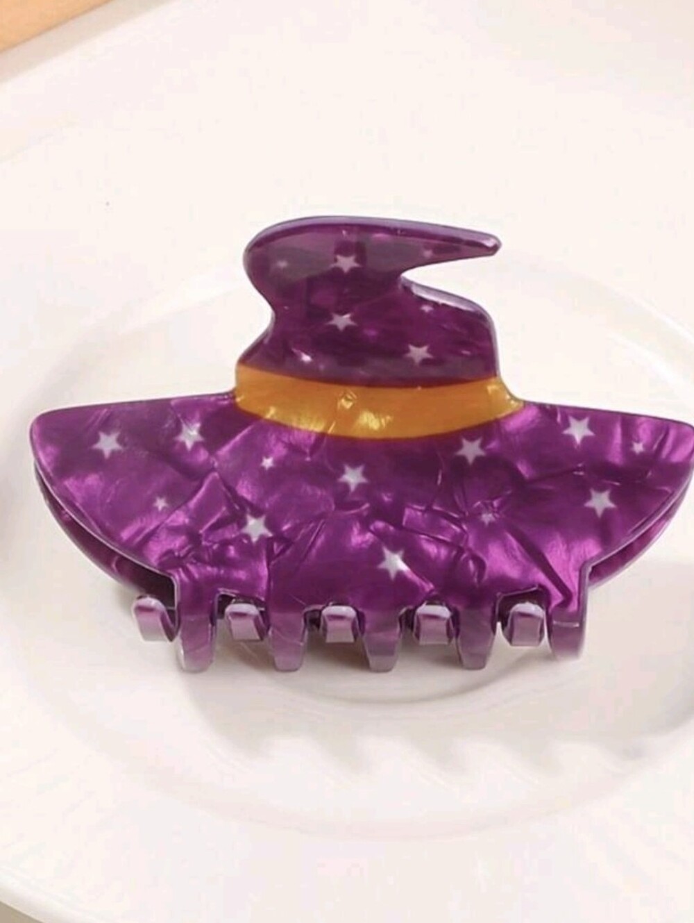 Witch Hat Halloween Hair Claw Clip NEW